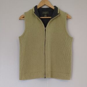 Eddie Bauer Vest Womens Medium Lambs Wool Gorpcore Hiking Casual